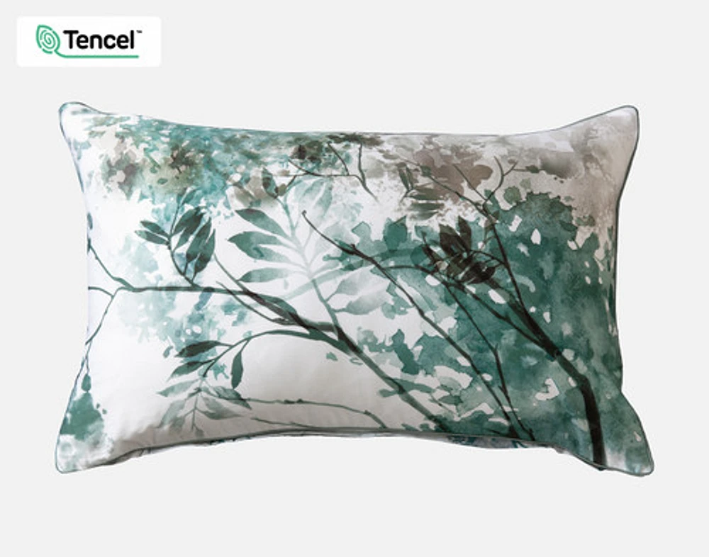 Canopy Pillow Sham, Botanical, Green,