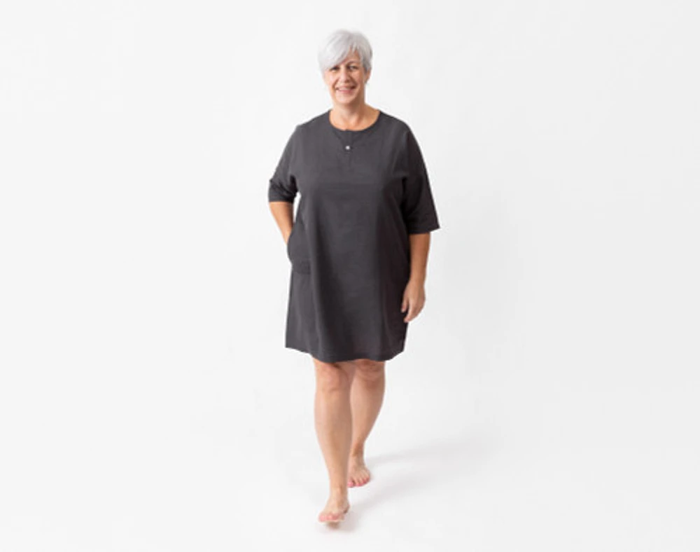 Linen Blend Lounge Tunic