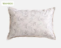 Cabana Pillow Sham, Floral, White,