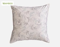 Cabana Euro Sham, Floral, White, 26" x 26"