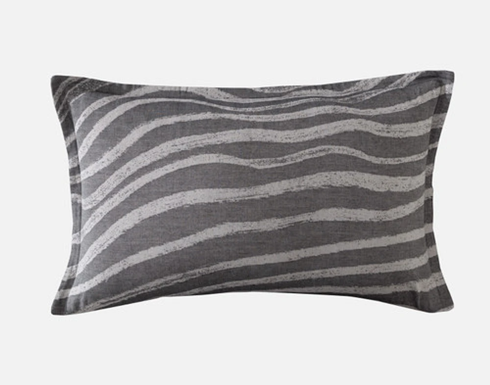 Cavalo Pillow Sham, Geometric, Grey,