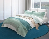 Ocean Waves Cotton Quilt Set