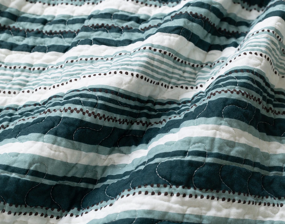 Sandpiper Cotton Quilt Set