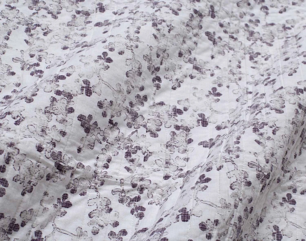 Nocturne Floral Cotton Quilt Set