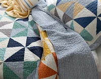 Darcy Pinwheel Patch Cotton Quilt Set