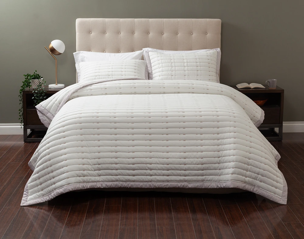 Madison Recycled Polyester Coverlet Set**