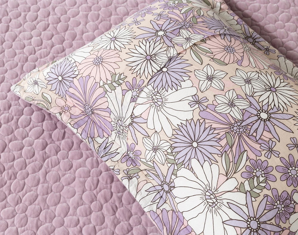 Daisy Chain Quilt Set - Lavender