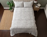 Wren Cotton Jacquard Quilt Set