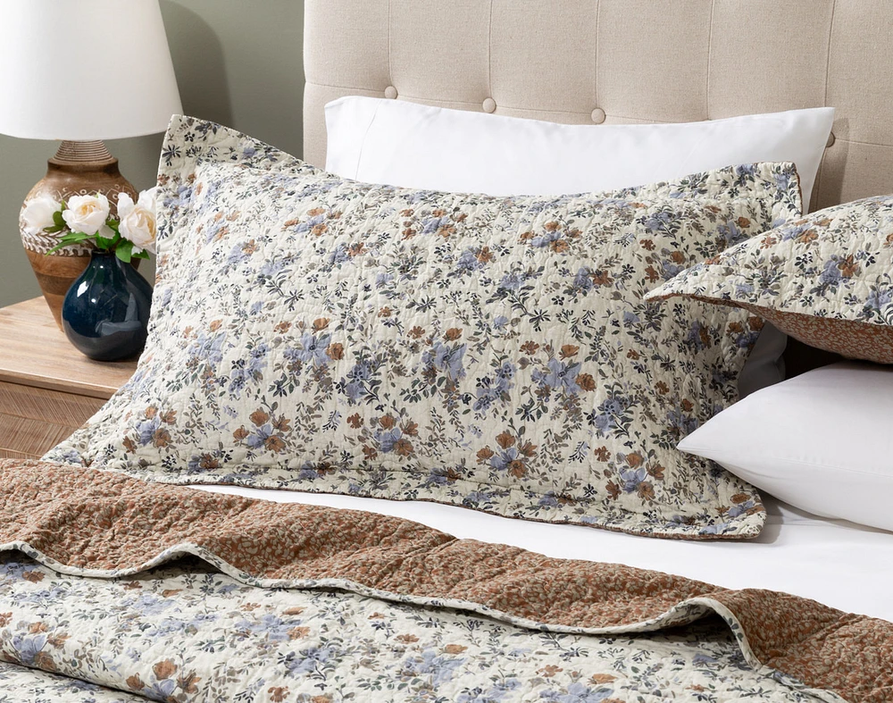 Millie Floral Cotton Quilt Set