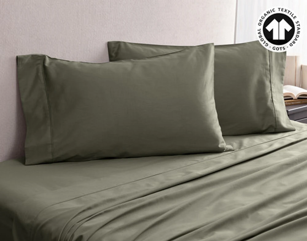 300TC Organic Cotton Pillowcases