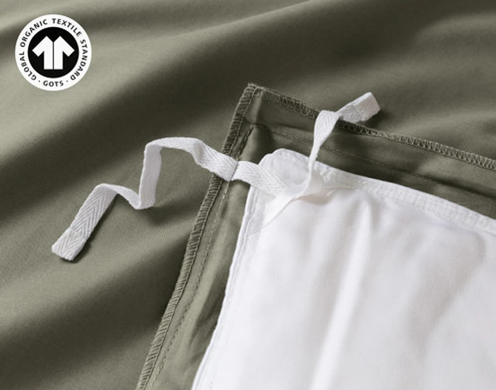 300TC Organic Cotton Duvet Cover