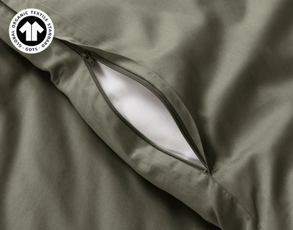 300TC Organic Cotton Duvet Cover