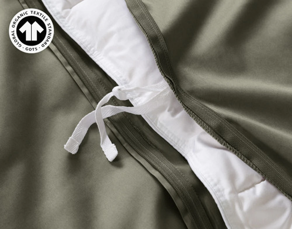 300TC Organic Cotton Duvet Cover