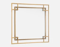 Myla Metal Frame Wall Mirror, Scenic, Gold