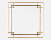 Myla Metal Frame Wall Mirror, Scenic, Gold