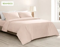 Bamboo Cotton Duvet Cover - Rosemist Pink