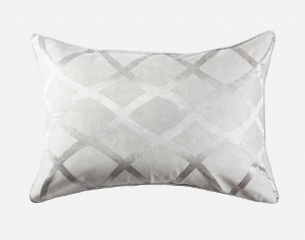 Metropolitan Pillow Sham, Geometric, Grey,