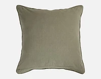 Silas Euro Sham, Geometric, Green, 26" x 26"