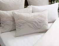 Striation Pillow Sham, Geometric, Beige,