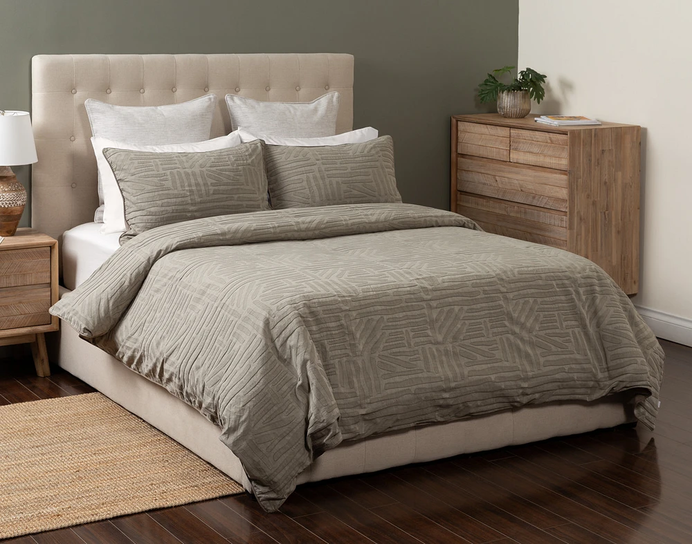 Etchings Stonewashed Duvet Cover Set