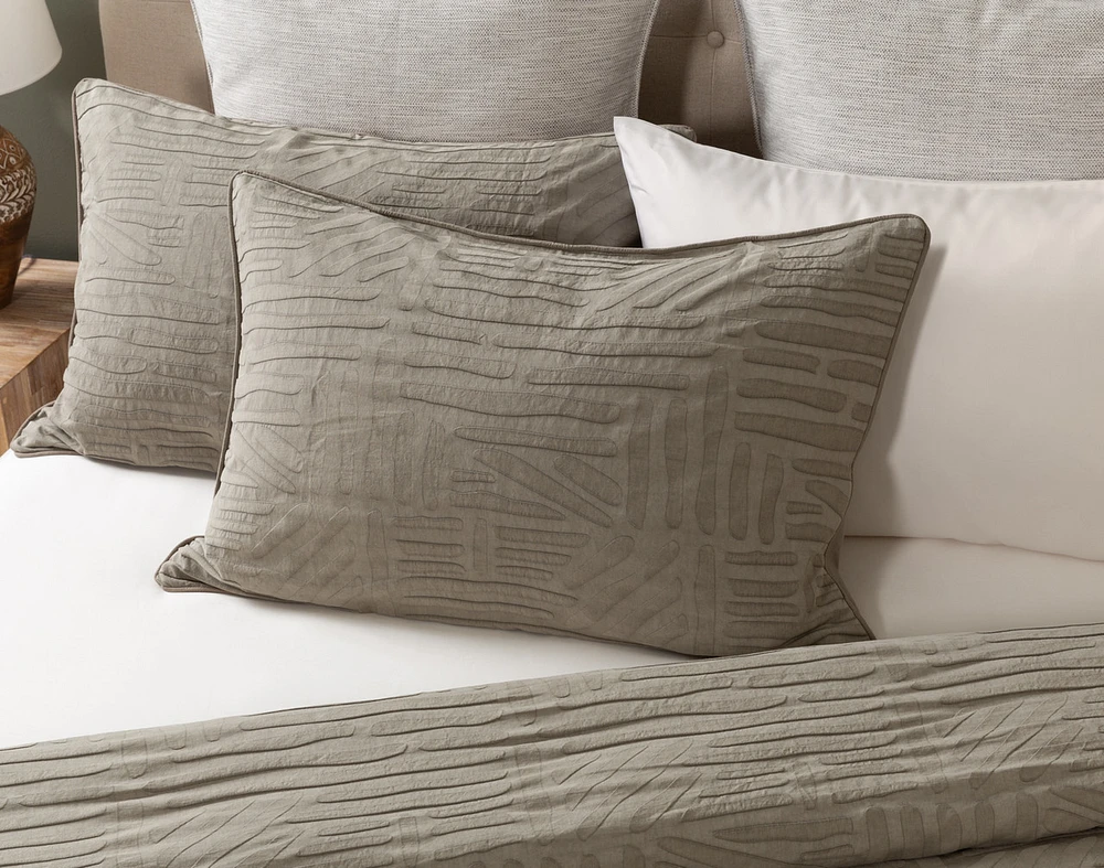 Etchings Stonewashed Duvet Cover Set