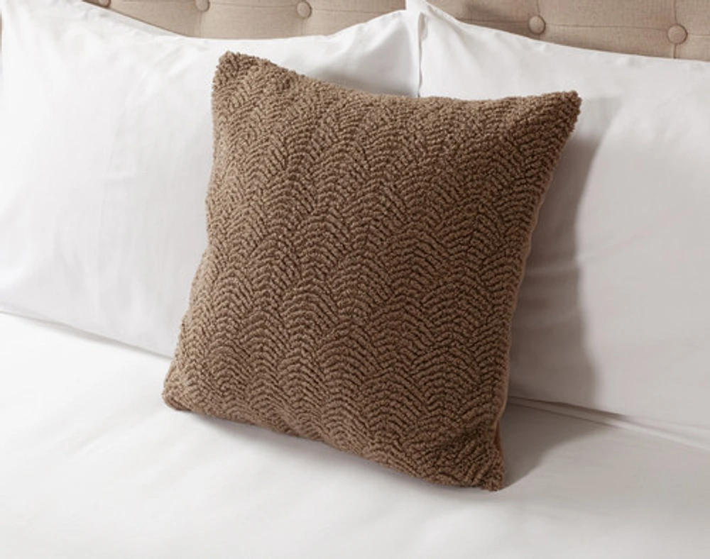 Ripple Boucle Square Cushion