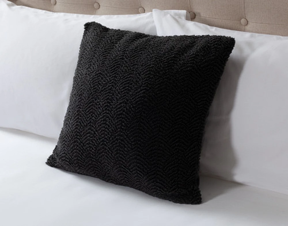 Ripple Boucle Square Cushion