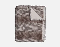 Silver Melange Pheasant Throw, Scenic, Grey