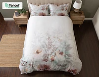 Lastlight Duvet Cover, Botanical, White,