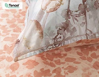 Lastlight Duvet Cover, TENCEL Lyocell, Botanical, White,