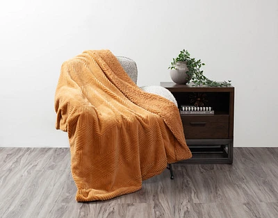 Chevron Etch Throw