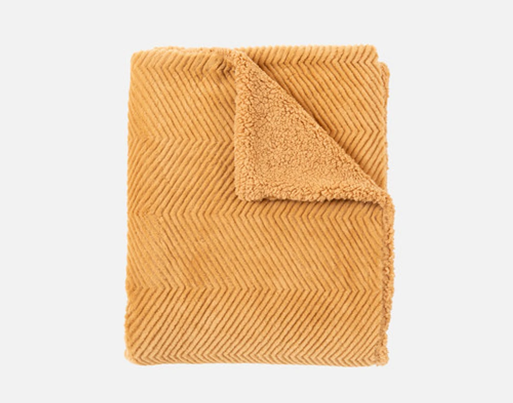 Chevron Etch Throw