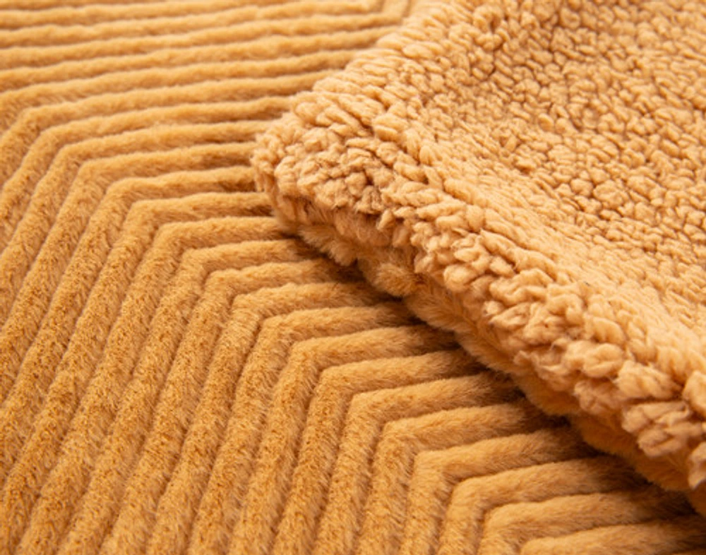 Chevron Etch Throw