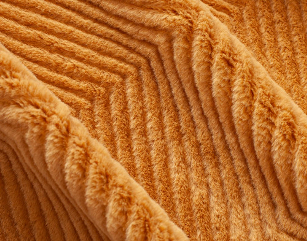 Chevron Etch Throw