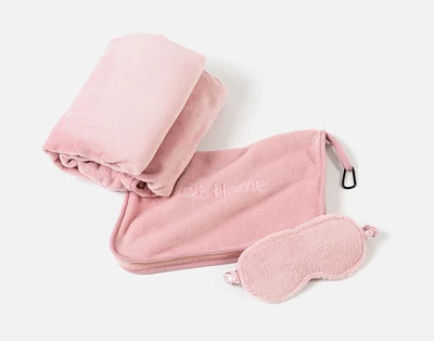 Travel Mate Blanket & Sleep Mask Set