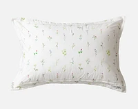 Lena Pillow Sham, Floral, White,