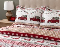 Jingle All The Way Recycled Polyester Coverlet Set**