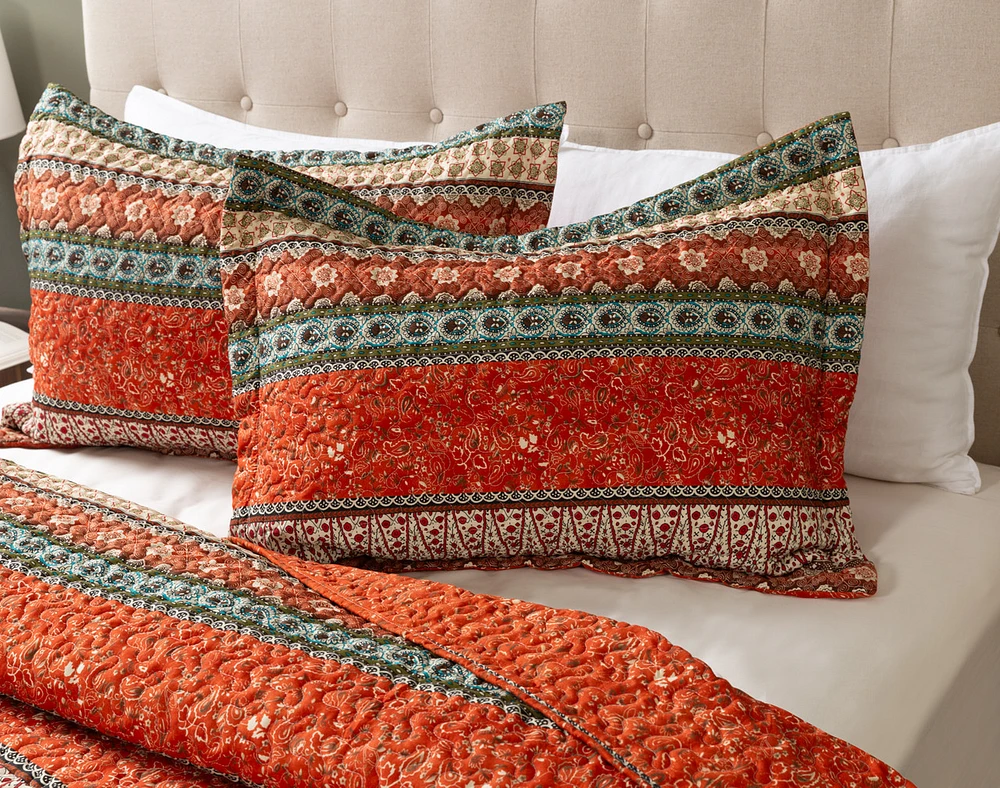 Varna Recycled Polyester Coverlet Set**