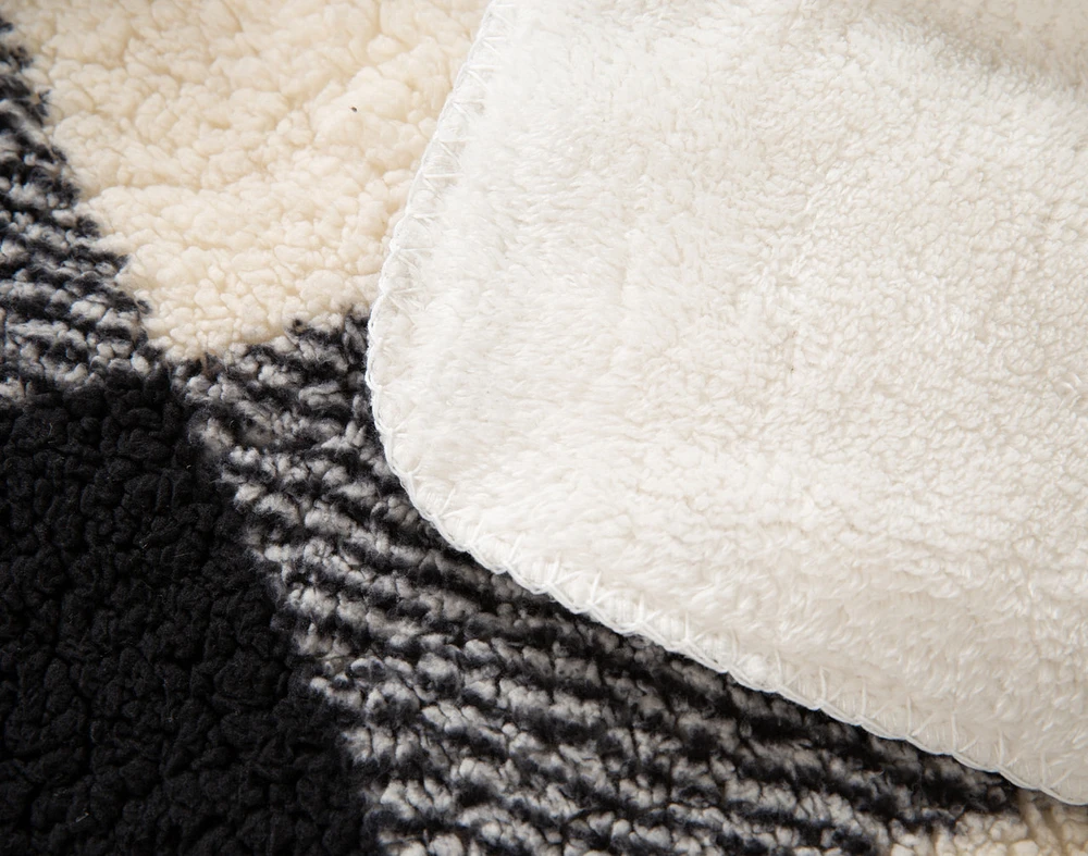 Buffalo Checkered Sherpa Blanket