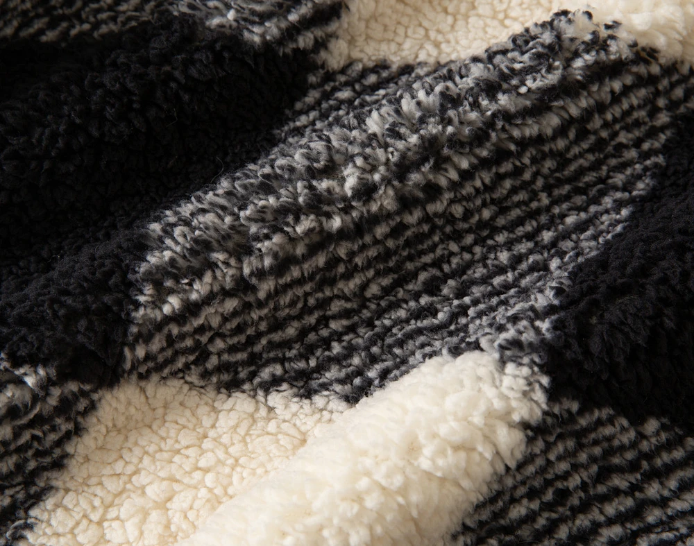 Buffalo Checkered Sherpa Blanket