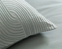 Tempo Pillow Sham, Geometric, Green,