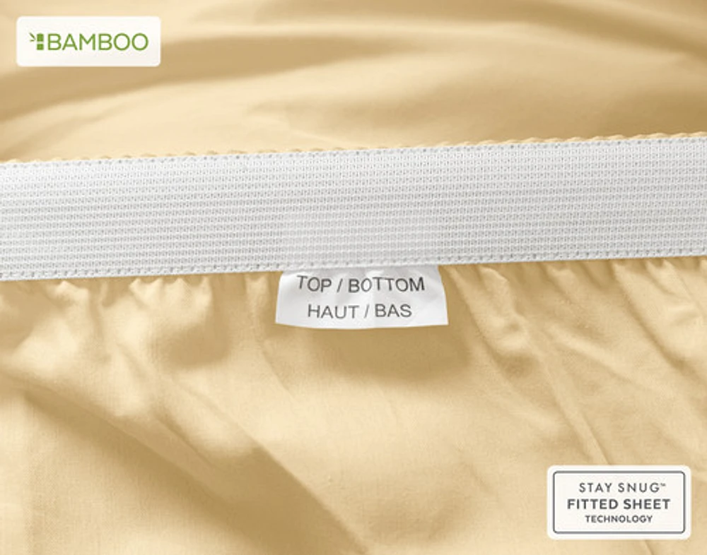 310TC Bamboo Cotton Fitted Sheet