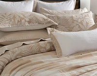 Dorado Duvet Cover, Cotton, Botanical, Beige,