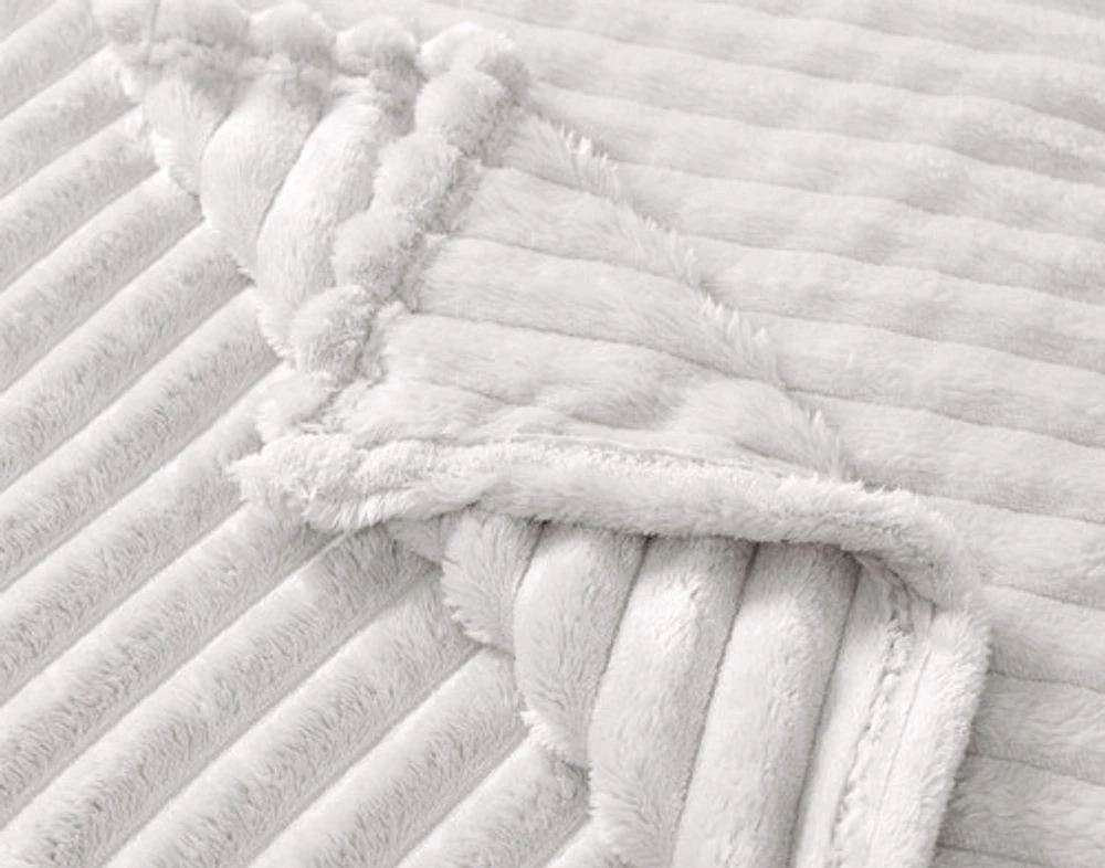 Ribbed Plush Blanket