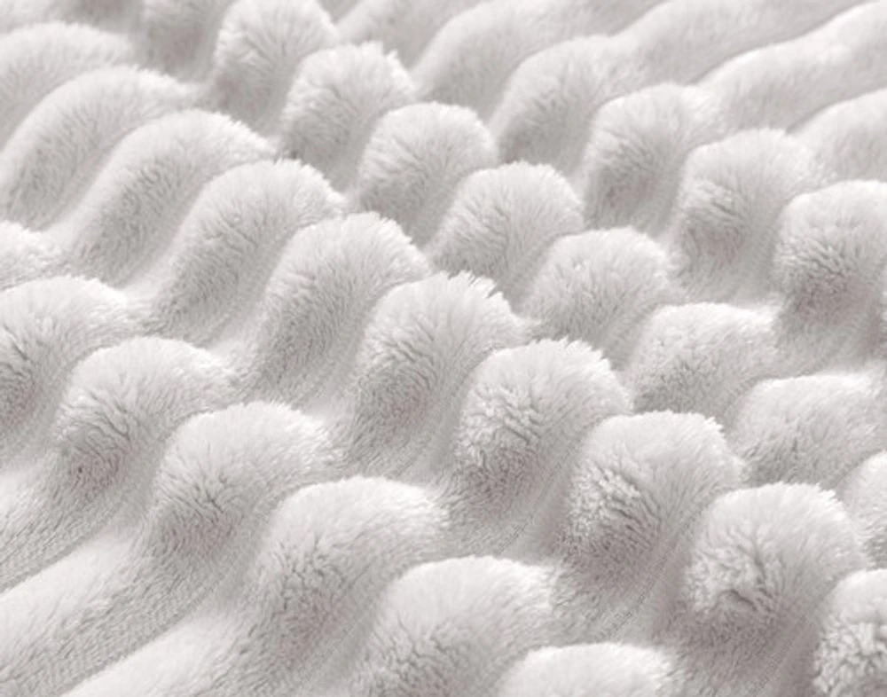 Ribbed Plush Blanket