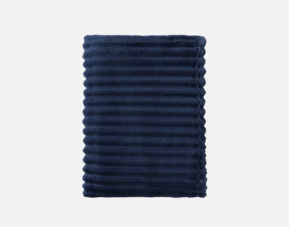 Ribbed Plush Blanket