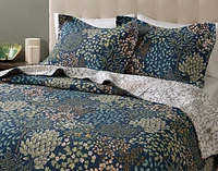 Kindred Cotton Quilt Set, Botanical, Blue,