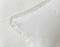 Claire Quilt Set, Geometric, White,