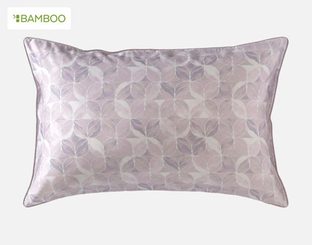 Casano Pillow Sham, Botanical, White,
