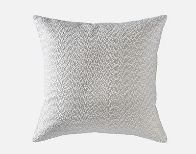 Casano Euro Sham, Geometric, Grey, 26" x 26"